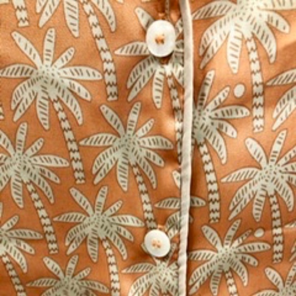 ZARA Floral Shirt Top Blouse, L-XL, NWT - Picture 3 of 9